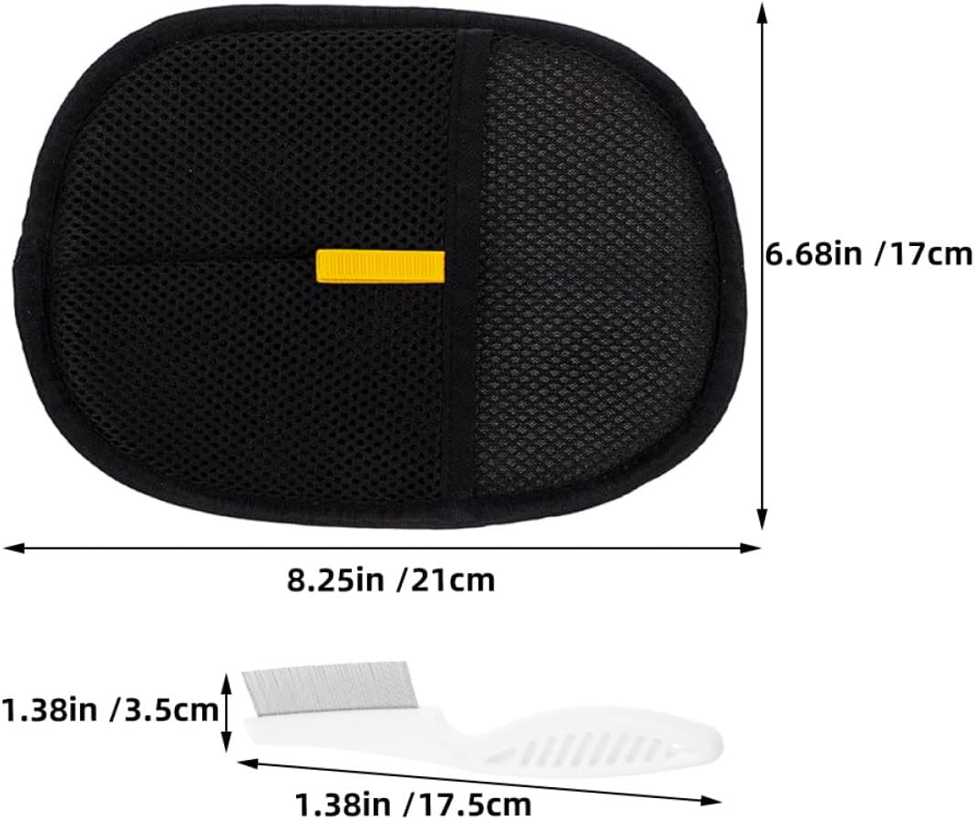 3pcs Pet Hair Removal Gloves with Electrostatic Effect