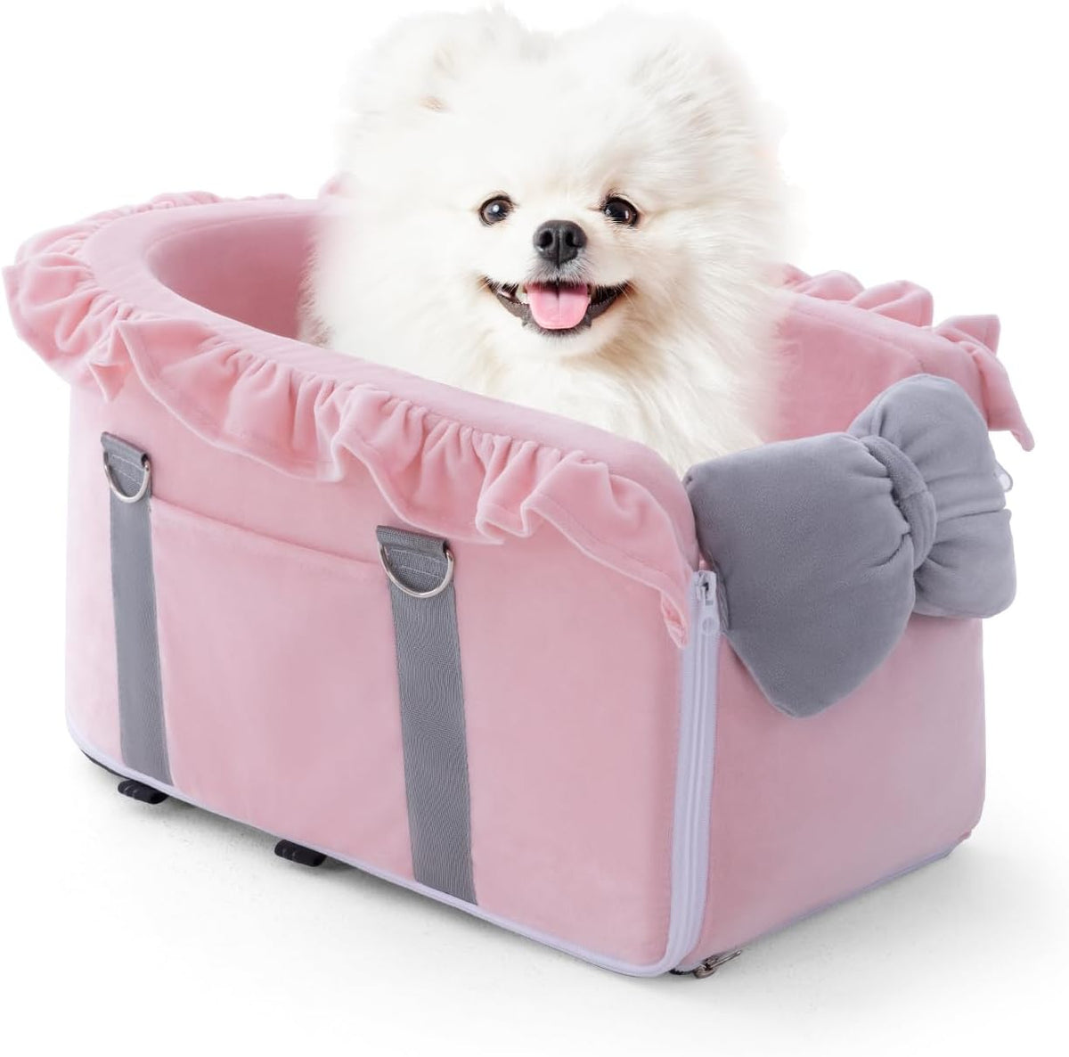 Dog Car Seat for Small Dogs - Fully Detachable with