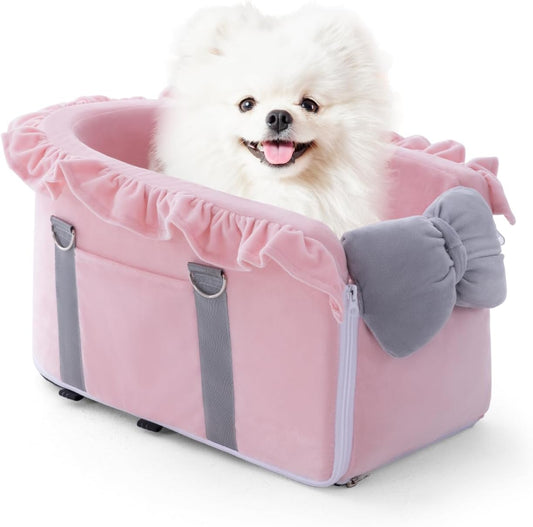 Dog Car Seat for Small Dogs - Fully Detachable with