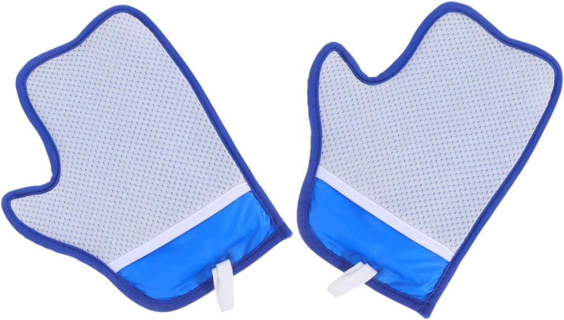 2pcs Electrostatic Pet Hair Remover Gloves Dual-Sided