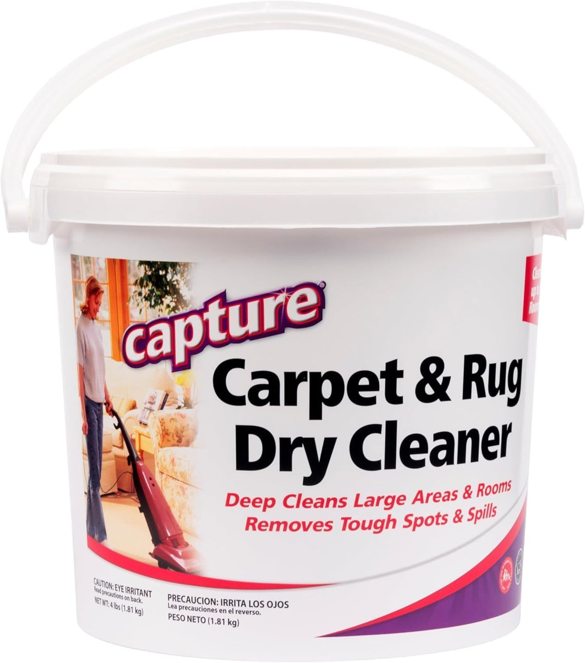 Carpet & Rug Dry Cleaner w/Resealable lid - Home, Car, Dogs