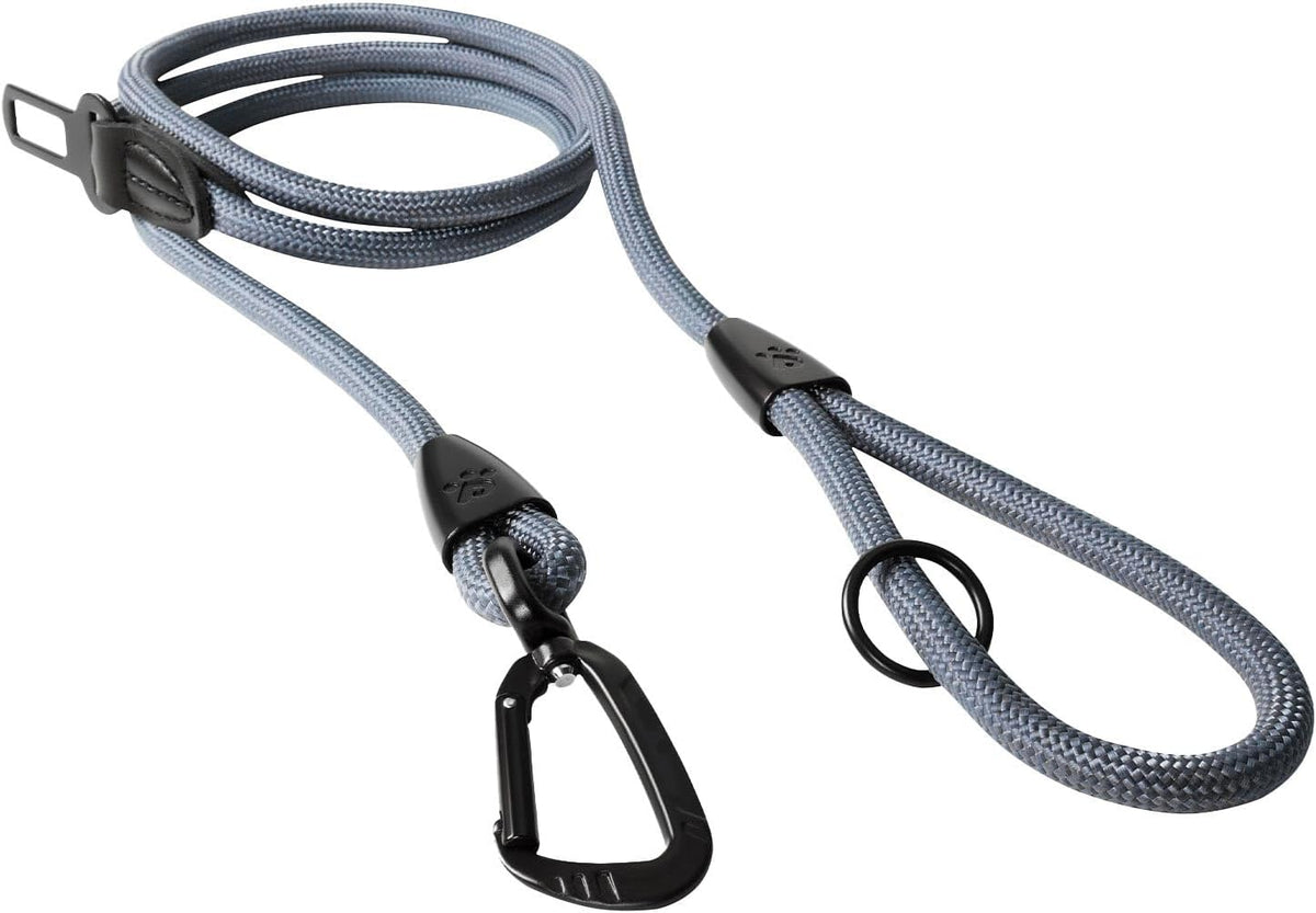 PawsPassion Rope Dog Leash 4 FT, 2-in-1 Heavy Duty Dog