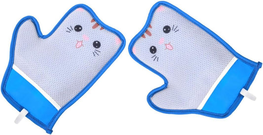 2pcs Electrostatic Pet Hair Removal Gloves, Washable