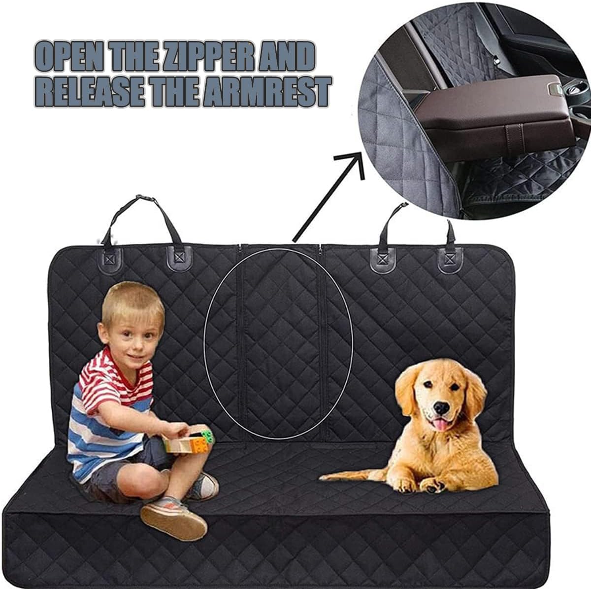 Dog Car Seat Cover for Audi Q7 Q3 Q5 Q8 SQ5 SUV, Dog Car