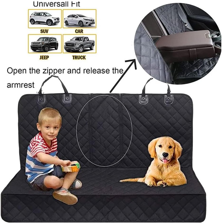 for MG ZS 2017-2022 Hard Bottom Dog Car Seat Cover, Dogs