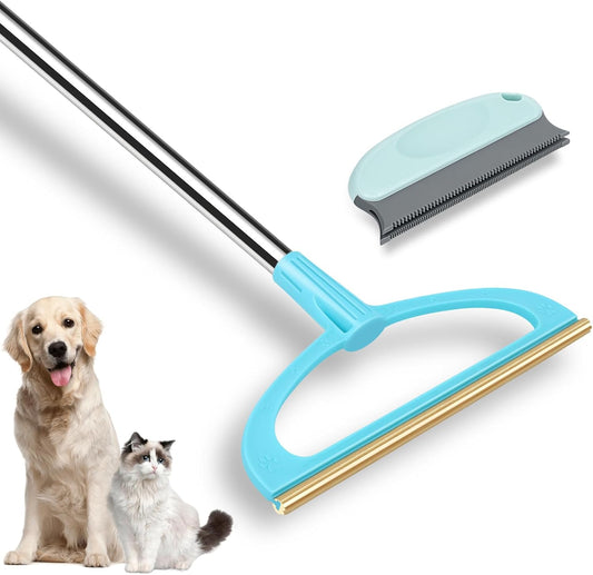 Carpet Rake for Pet Hair Removal, Pet Hair Removal Tool Set