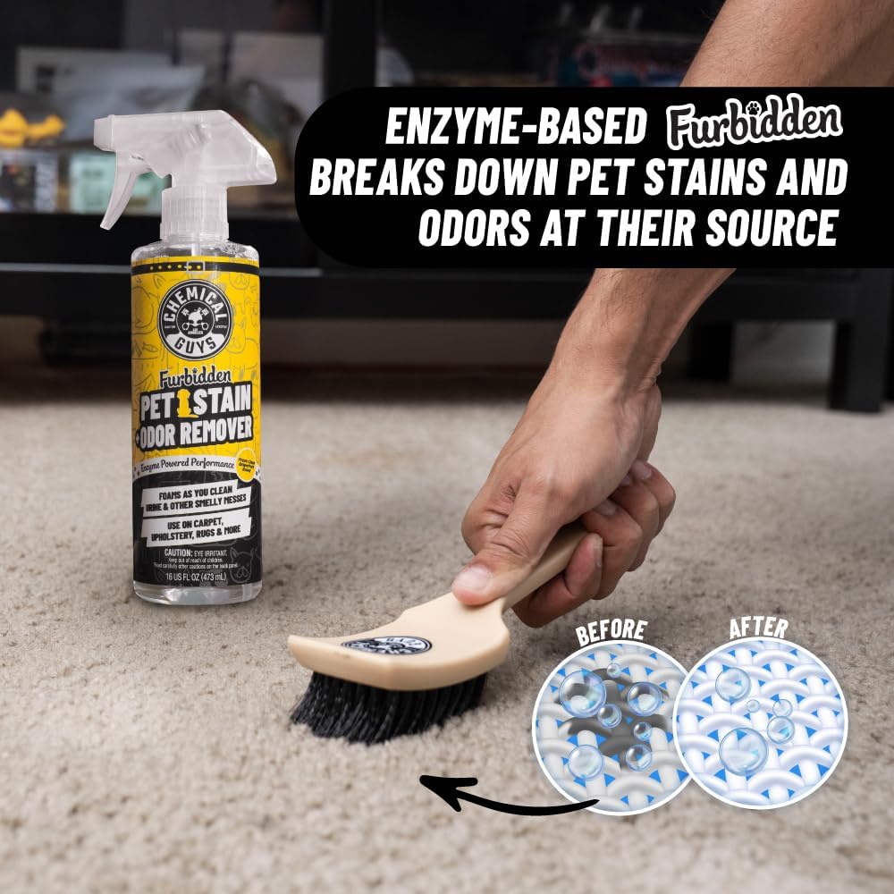 Pet Mess Cleaning Kit, Furbidden Odor Eliminator 16 oz with