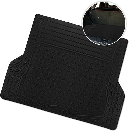 All Weather Rubber Semi Pattern Cargo Liner Trunk Floor Mat