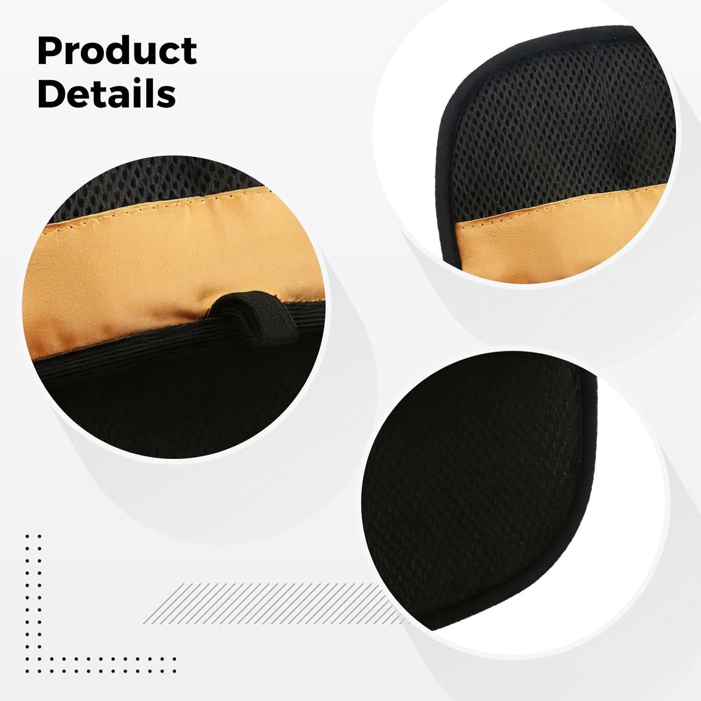 Double-Sided Pet Hair Remover Brush Glove with Mesh Fabric