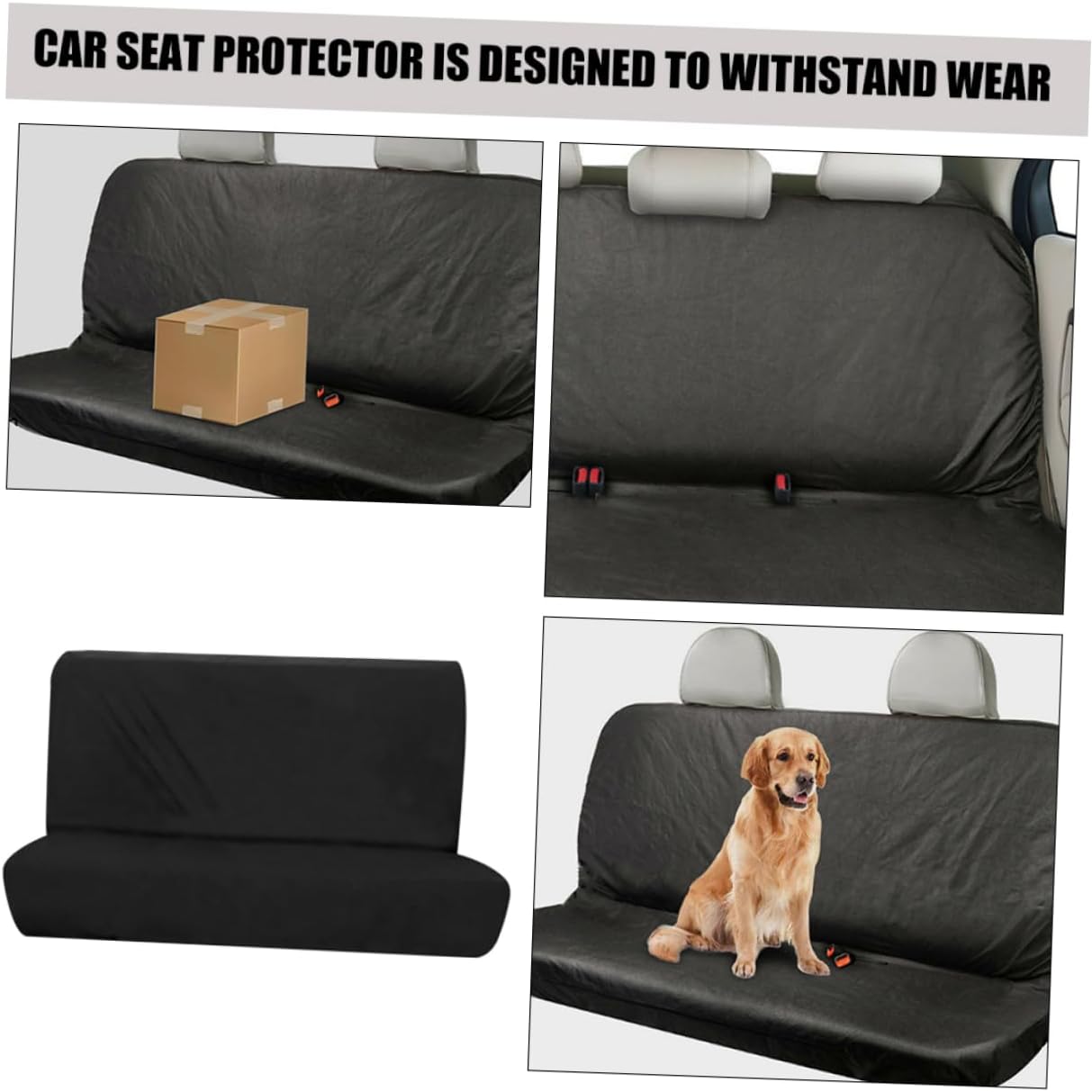Waterproof Bench Car Seat Cover Full Coverage Rear Seat