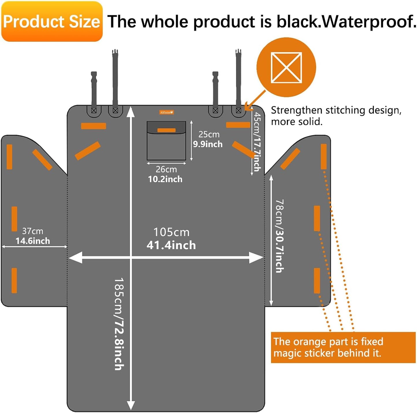 Cargo Liner for Dogs, Nonslip Waterproof Pet Boot Liner