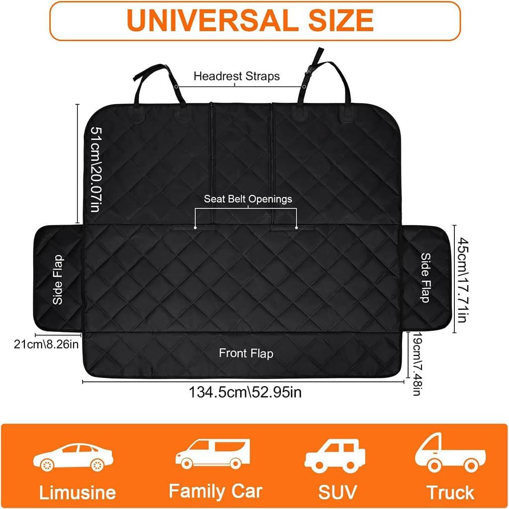 Dog Car Seat Cover Back Seat for Chrysler Pacifica