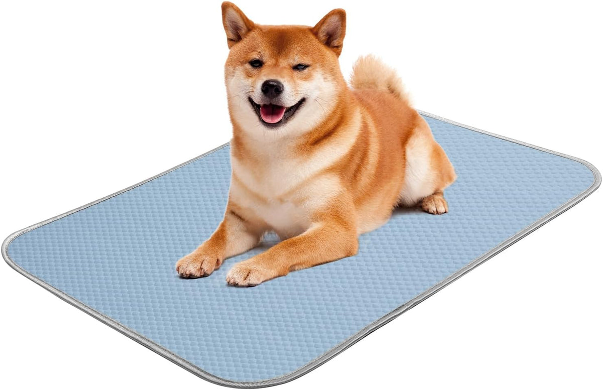 Summer Dog Cooling Mat Washable Ice Silk Self Cool Pad for