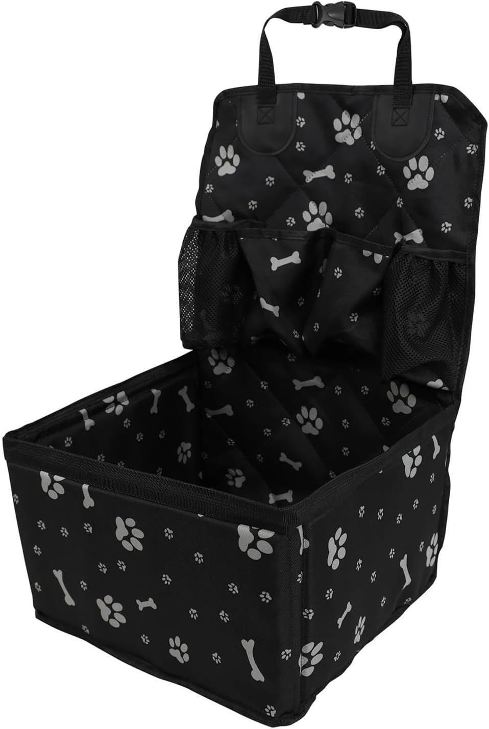 Pet Car Seat with Storage Pockets Universal for Small