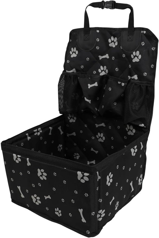 Pet Car Seat with Storage Pockets Universal for Small