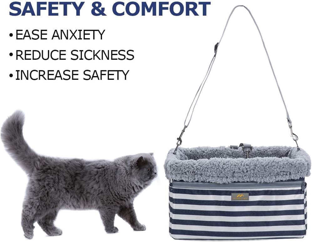 Dog Car Seats for Small Dogs, Upgrade Dog Booster Seat with