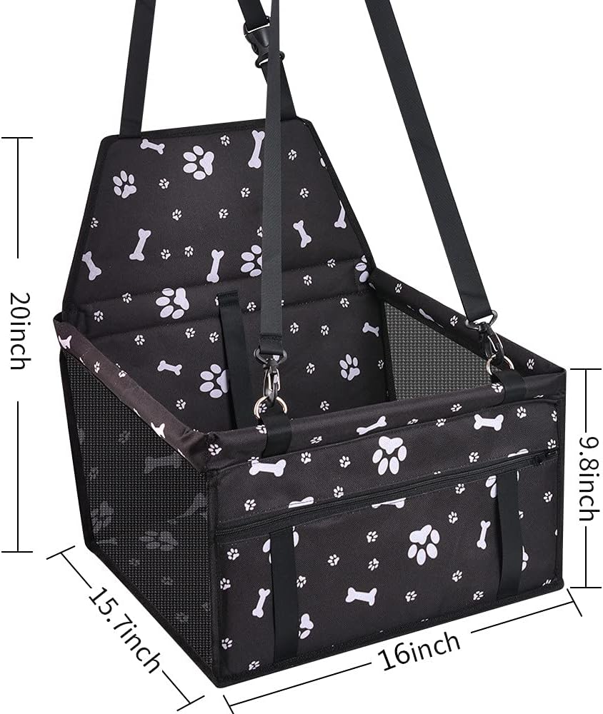 Dog Car Seat Puppy Portable Pet Booster Car Seat with