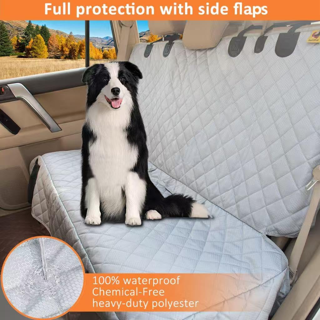 Dog Back Seat Cover Protector, Waterproof Dog Car Seat