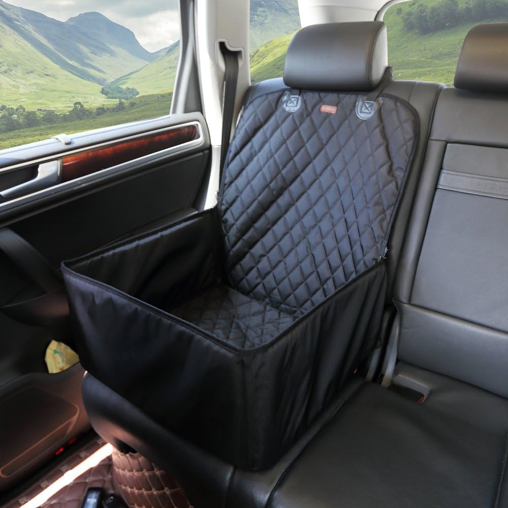 2-in-1 Dog Car Seat Cover Pet Car Hammock Waterproof Cat