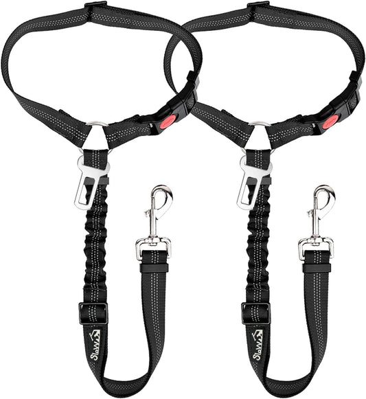 Dog Seat Belt for Car, 2 Pack Dog Car Harness Seatbelt