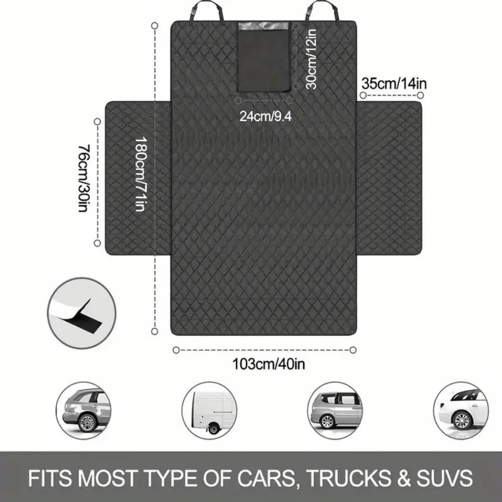 Dog Car Boot Protector for Citroen C4 2021-2024, Boot Liner