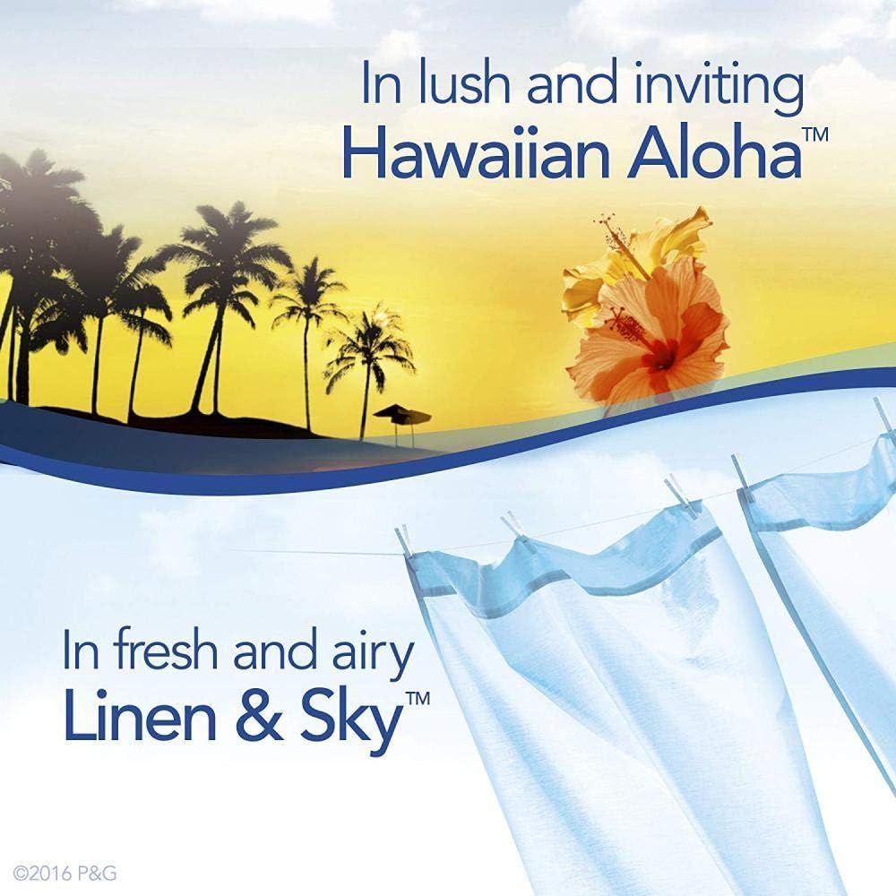 Car Air Fresheners, 2 Linen & Sky and 2 Hawaiian Aloha