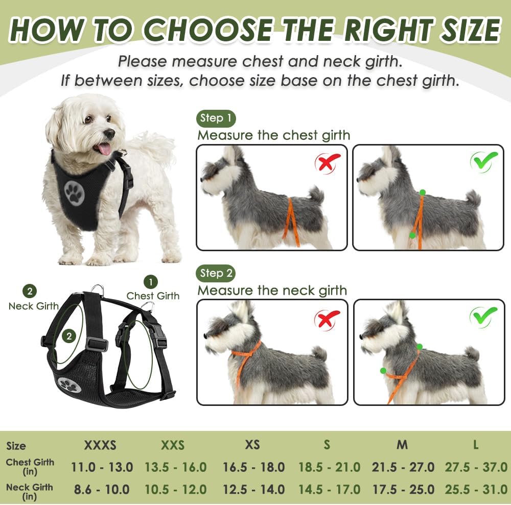 Dog Seat Belt Harness for Car, Dog Car Harness Adjustable
