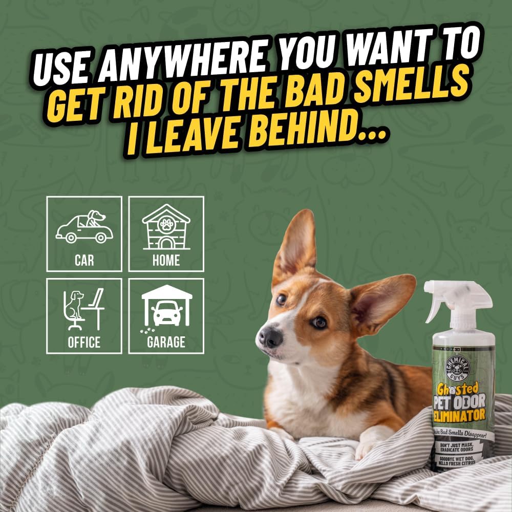 Ghosted Pet Odor Eliminator 32 Oz Pet Smell Neutralizer For