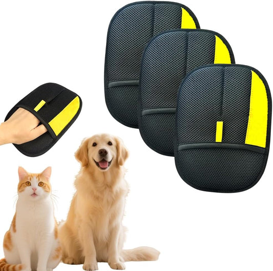 Electrostatic Pet Hair Removal Gloves: Quick Wiping
