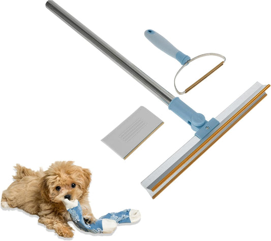 Pet Hair Removal Tool, Retractable Dog Hair Remover, Carpet