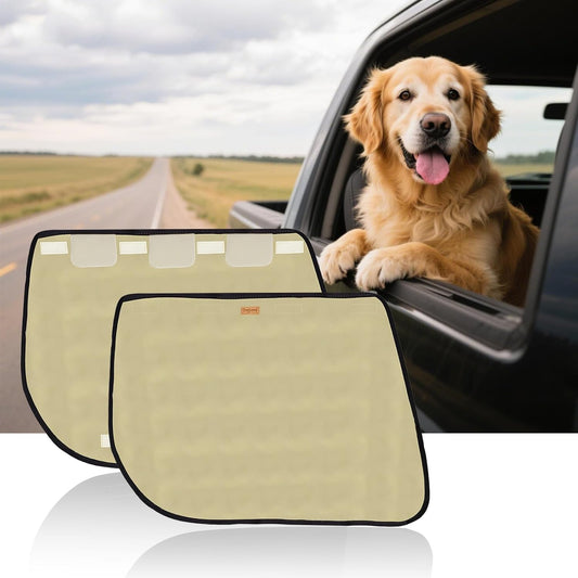 2 Pack Dog Car Door Protector, Waterproof Anti-Scratch Car
