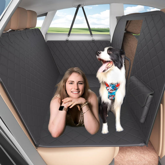 Back Seat Extender for Dogs with Escape-Proof Dog Car