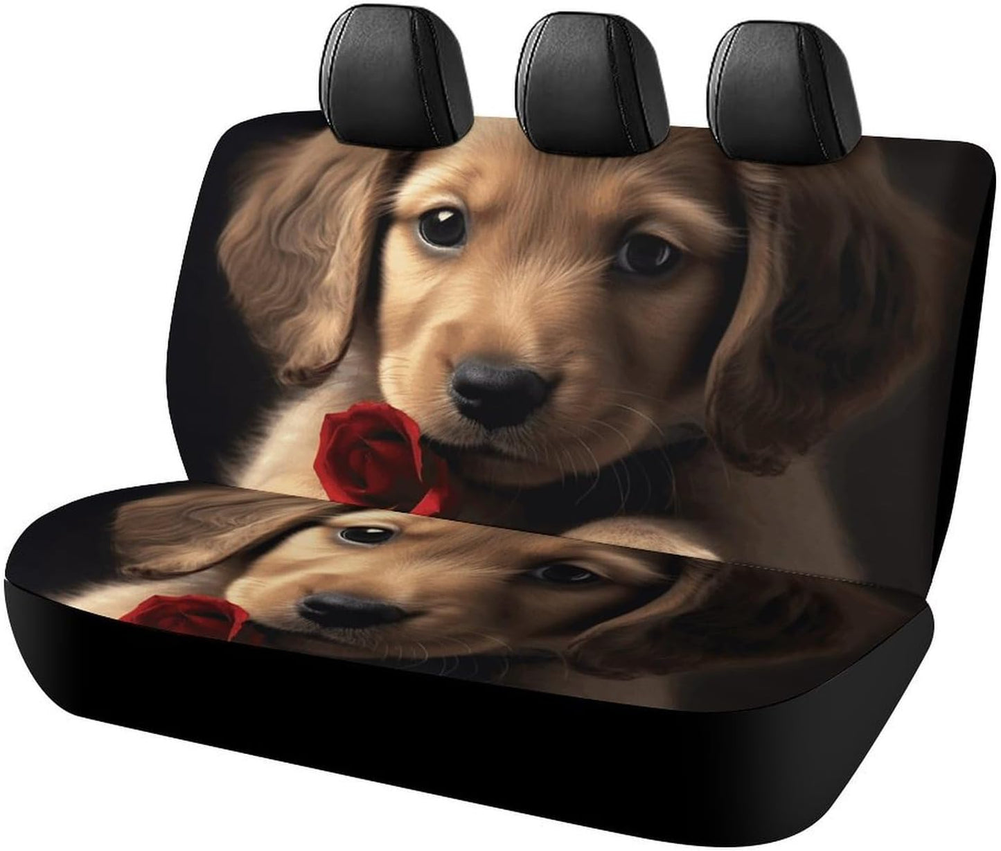 Cute Pet Dog Dog Car Seat Covers Waterproof Truck Back Seat