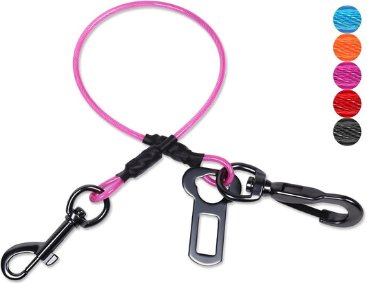 Dog Seat Belt Tuffbelt Dog Car Harness, Seatbelt with Clip