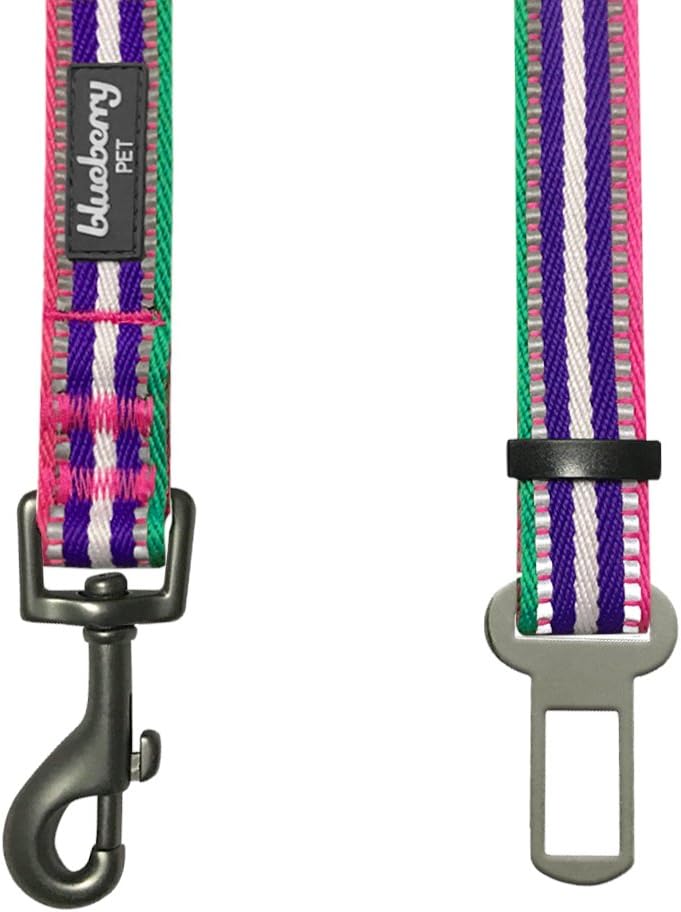 6 Colors 3M Reflective Multi-Colored Stripe Adjustable Dog