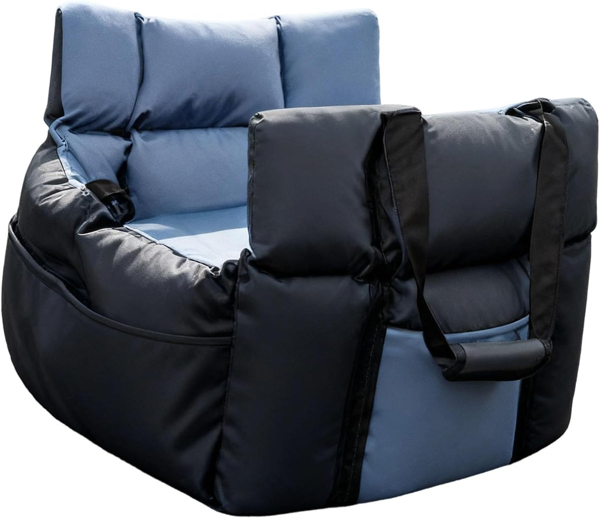 Dog Car Seat Portable Travel Pet Bed Bottom On Safety Strap
