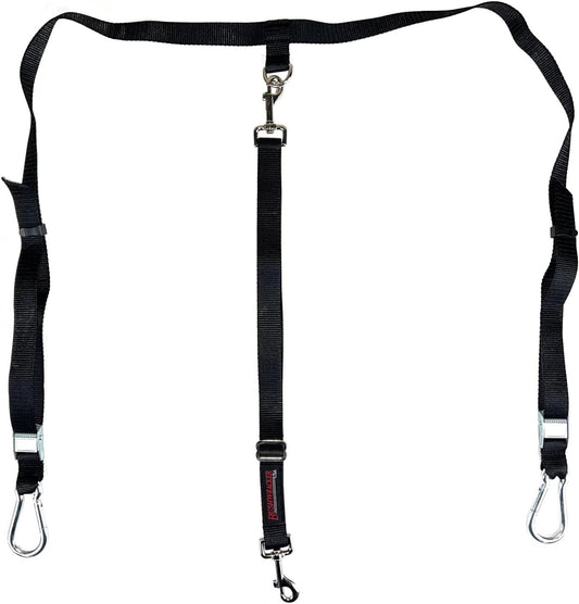 Truck Bed Dog Cross Tether for SUV and UTV – Heavy-Duty Pet