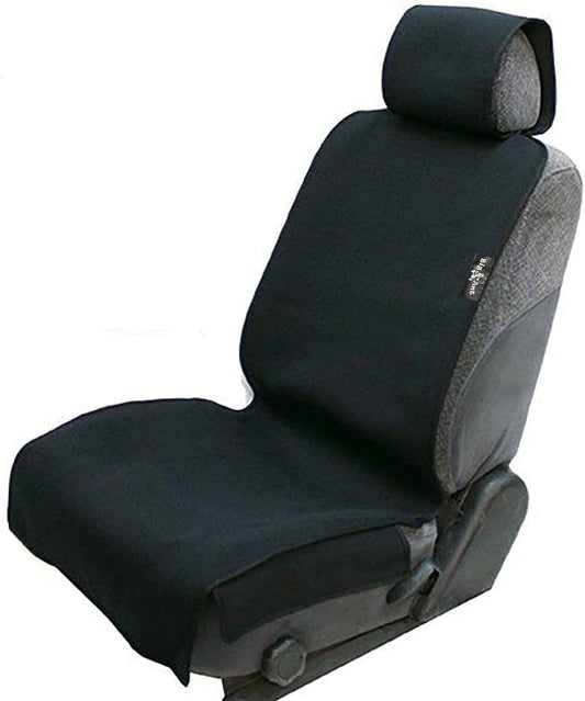 Big Ant Waterproof Seat Covers, Universal Waterproof Car Seat Cover Sweatproof Car Seat Protector with Nonslip Neoprene Auto Bucket Seat Cover - Perfect for Running, Gym, Beach and Pets(Black-1PC)