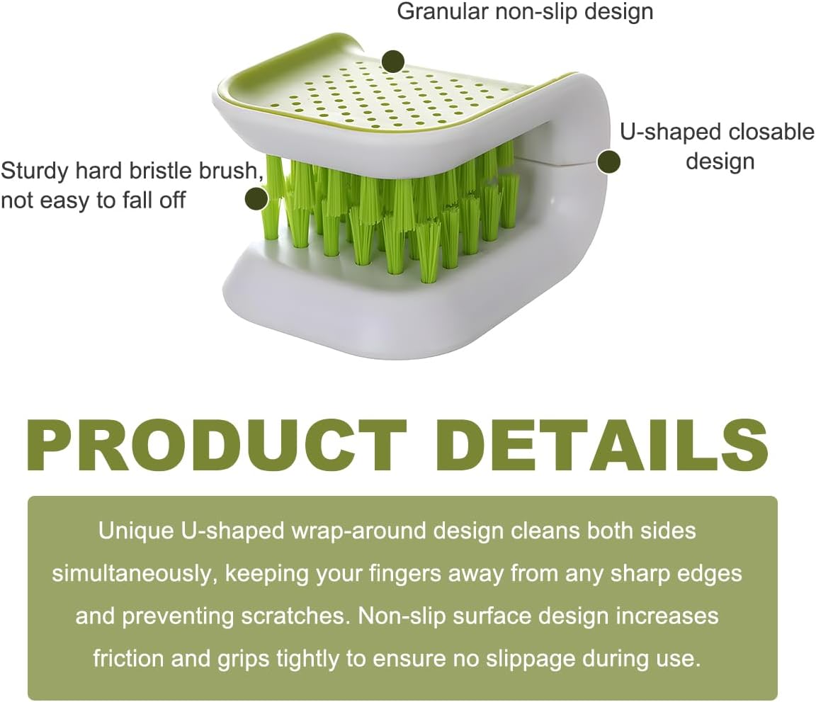 Car Seat Belt Cleaning Brush, U-Shaped Auto Interior