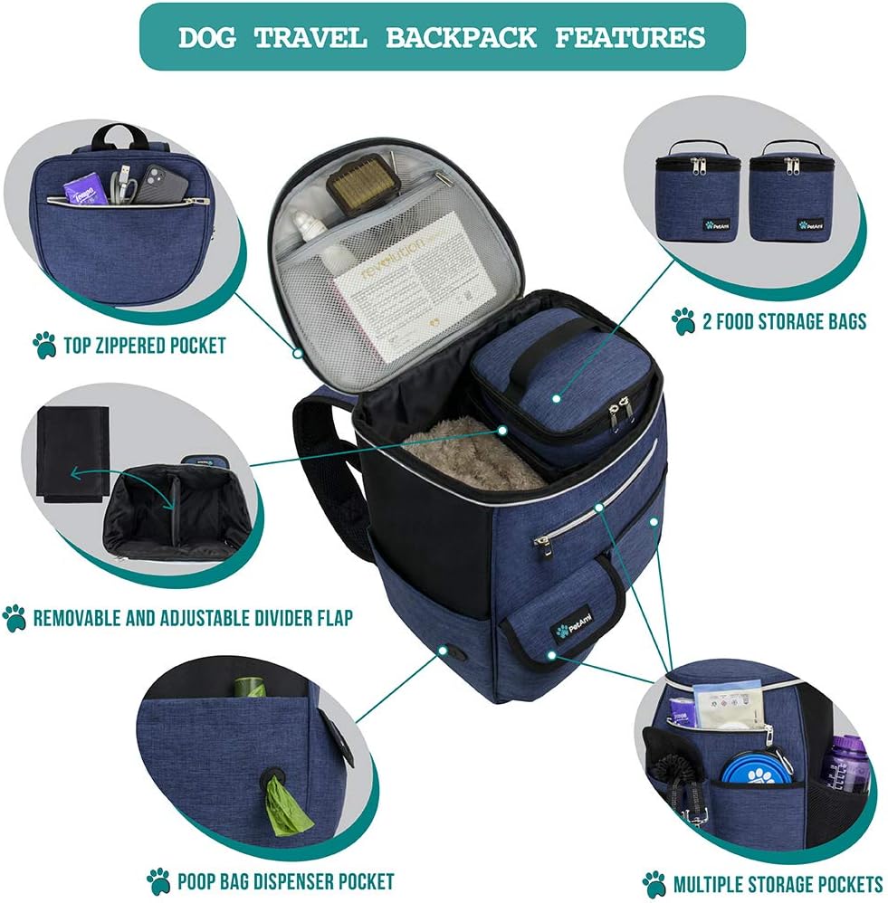 Dog Travel Bag Backpack, Airline Approved Dog Bags for