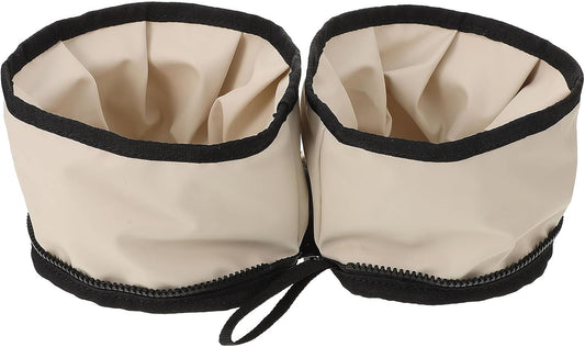 Foldable Dog Travel Bowl Waterproof Oxford Cloth Zipper