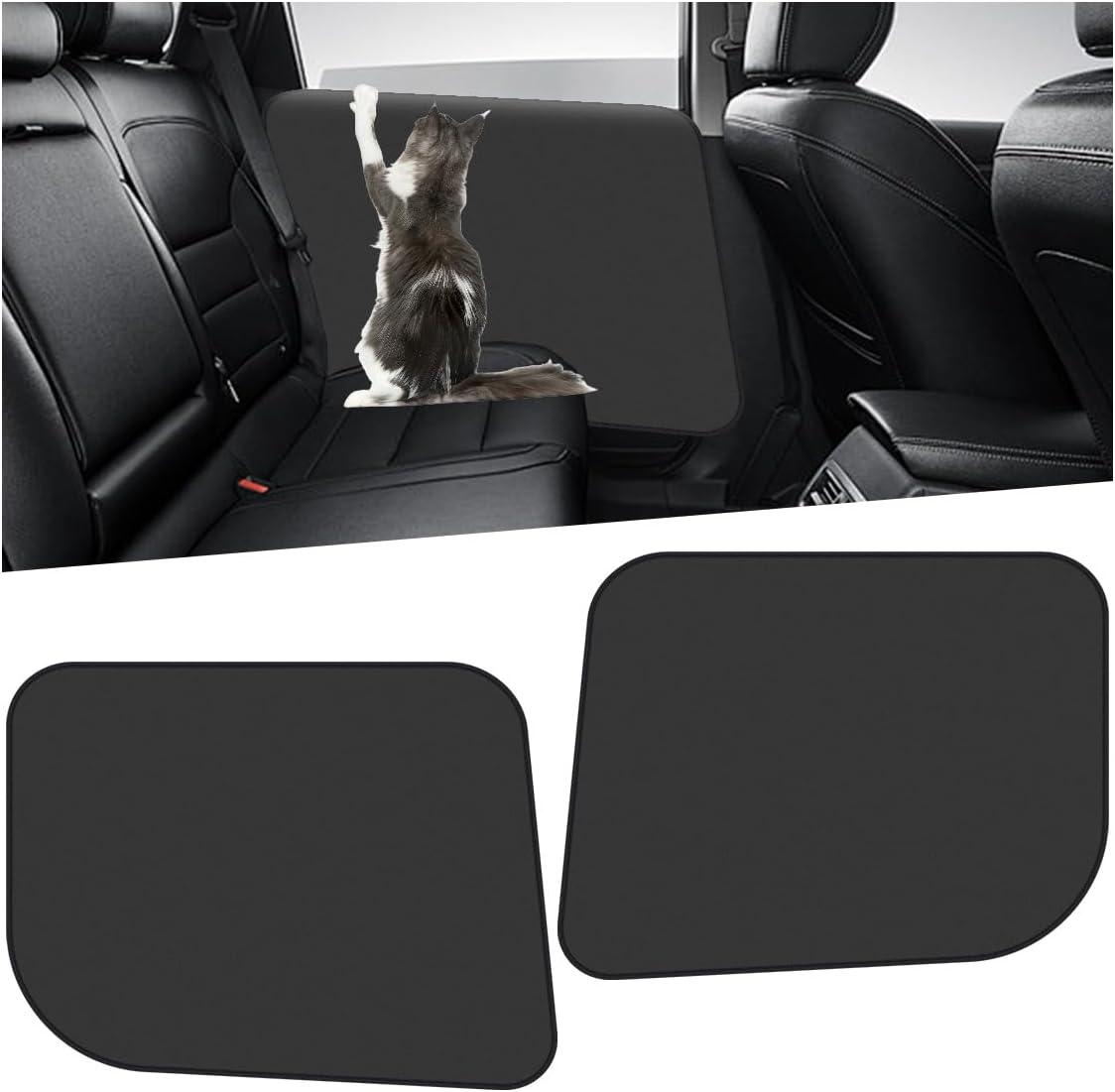 2 Pack Dog Car Door Protector, Waterproof 600D Anti-Scratch
