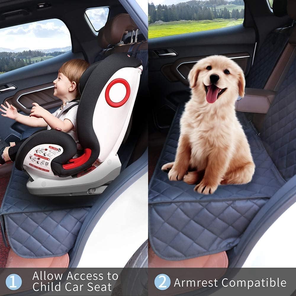 Dog Car Seat Cover for Back Seat Pet Cover for Dogs