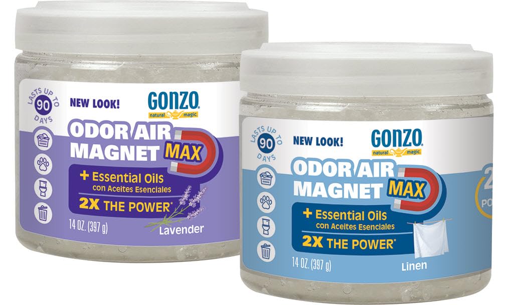 Gonzo Odor Air Magnet Max Gel Odor Eliminator For Car