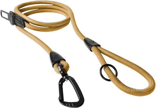 PawsPassion Rope Dog Leash 4 FT, 2-in-1 Heavy Duty Dog