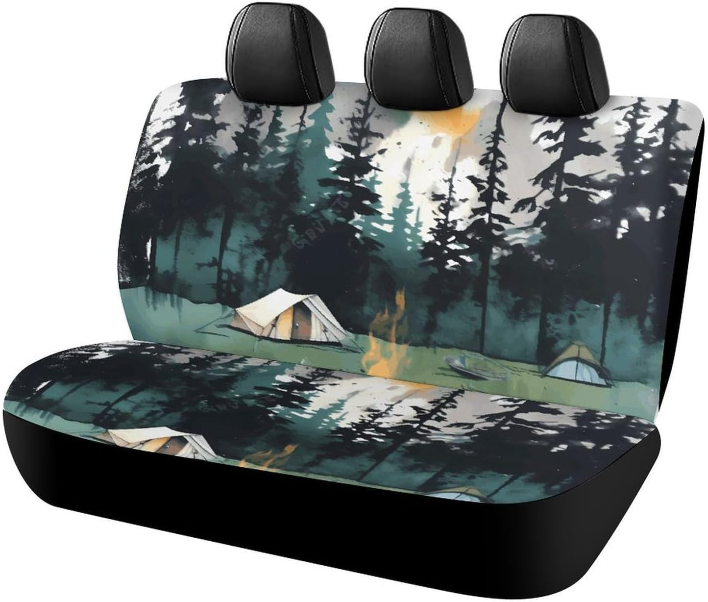 Wilderness Nature Camping Dog Car Seat Covers Waterproof
