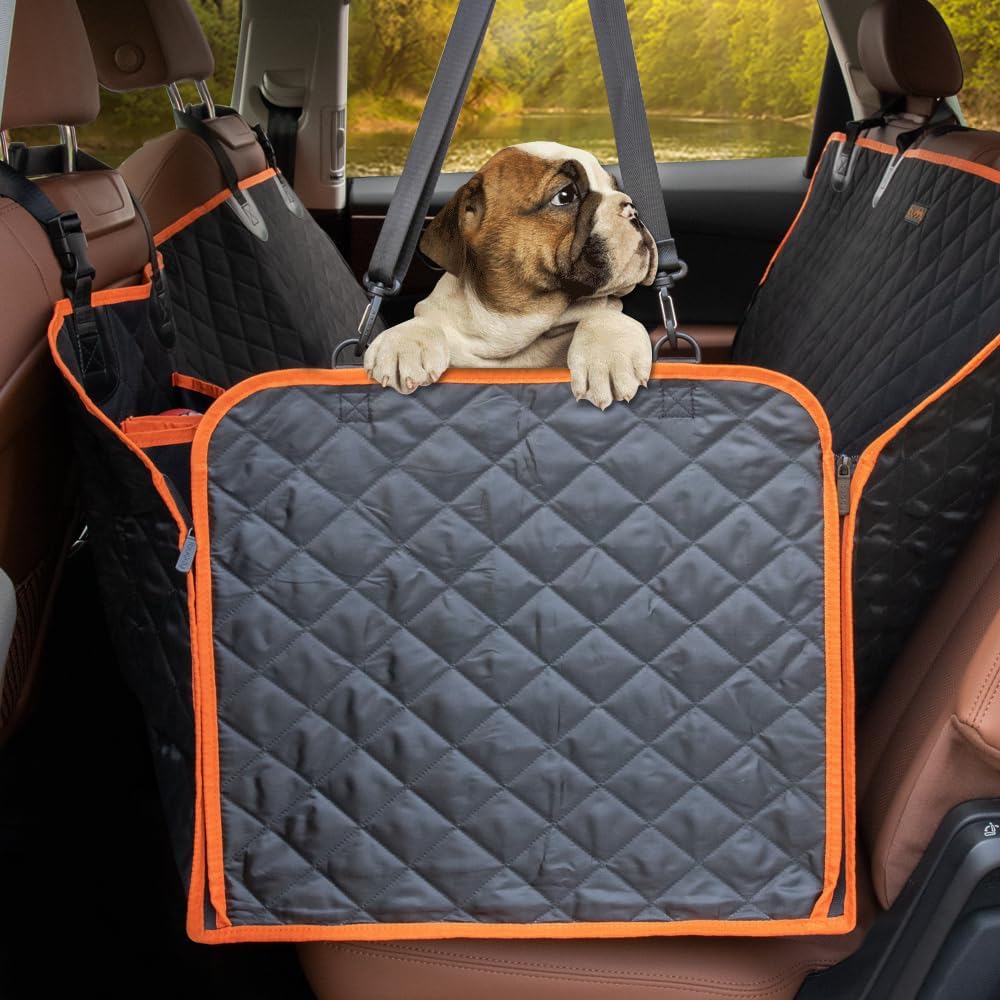 Dog Car Seat Covers , Dog Seat Cover with Side Flaps from