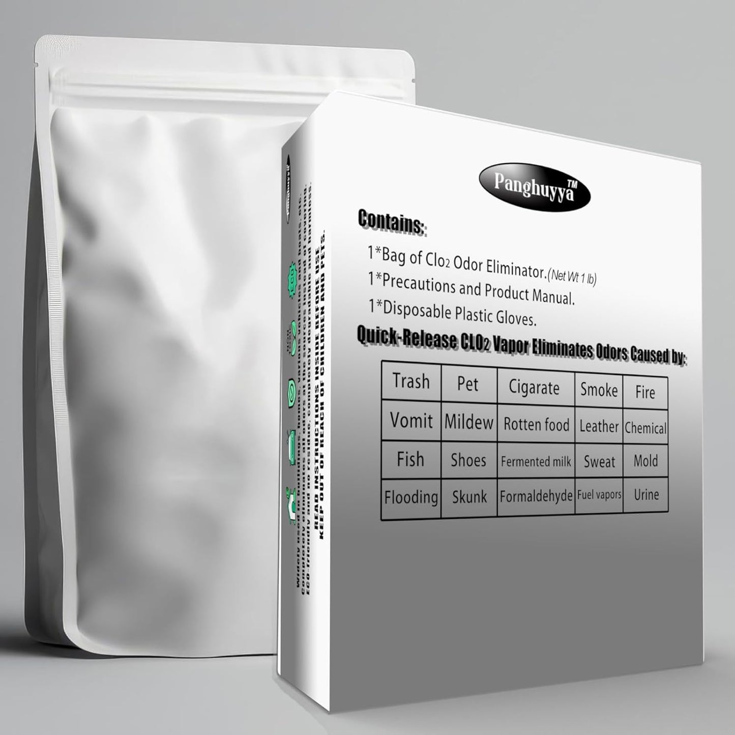 Car Deodorizer Odor Eliminator, Chlorine Dioxide Odor