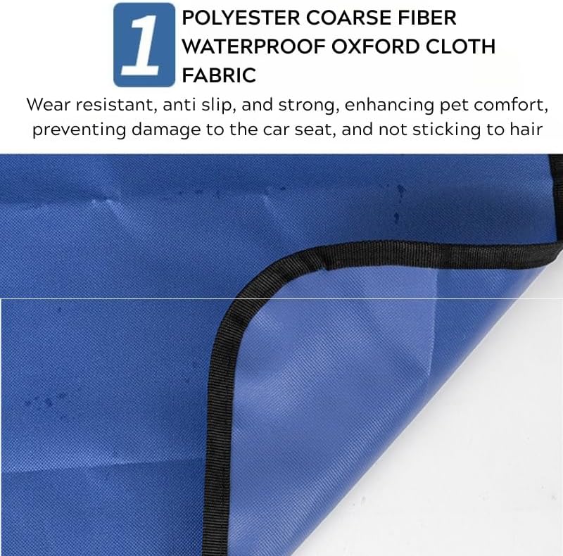 Dog Car Seat Cover for Front Passenger Seat – Waterproof