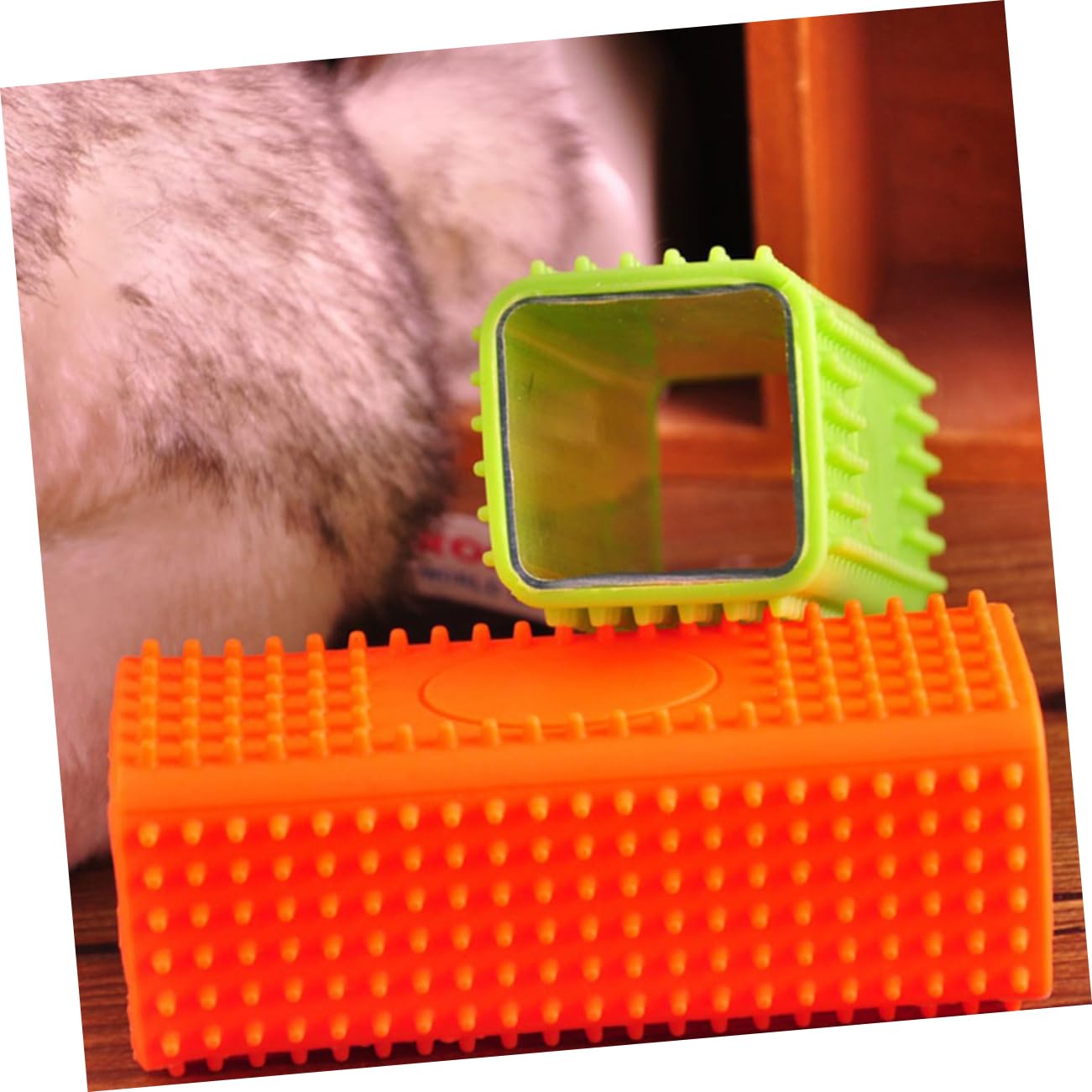 2pcs Silicone Pet Hair Remover Brush for Dogs Cats Pet Hair